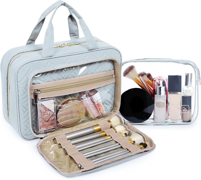 BAGSMART Toiletry Bag Hanging Travel Makeup Organizer - Image 2