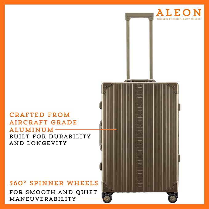 Aleon All Aluminum Lightweight 26" Carry-On Luggage - Image 2
