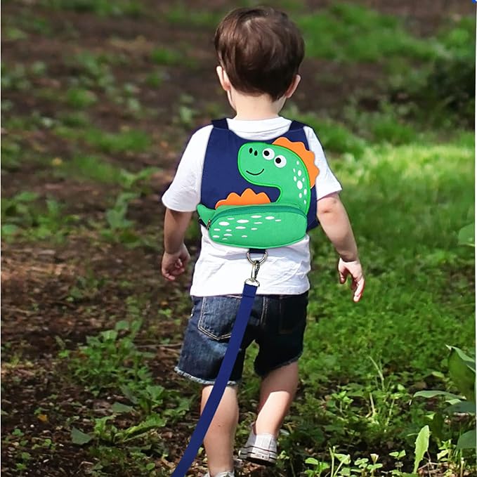 Toddler Harness Leash with Anti Lost Wrist Link, Accmor Cute Dinosaur Kids - Image 4