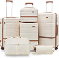Luggage Sets, Suitcase with Spinner Wheels, PC+ABS Hardshell Travel Luggage Set by Unknown