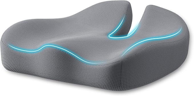 Seat Cushion, Extra Large Memory Foam Cushion by Unknown