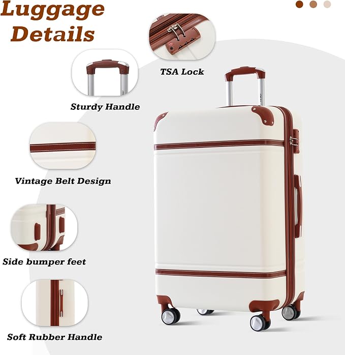 Merax Suitcase Set 28 inches Expandable Luggage - Image 3