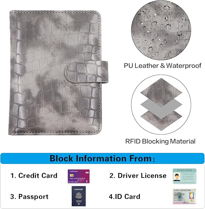 Melsbrinna Premium Leather Passport Holder Covers Case, Waterproof Rfid - Image 3
