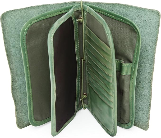 Genuine Leather Nomad Organizer Travel Wallet | Women's Wallet Clutch Passport - Image 8