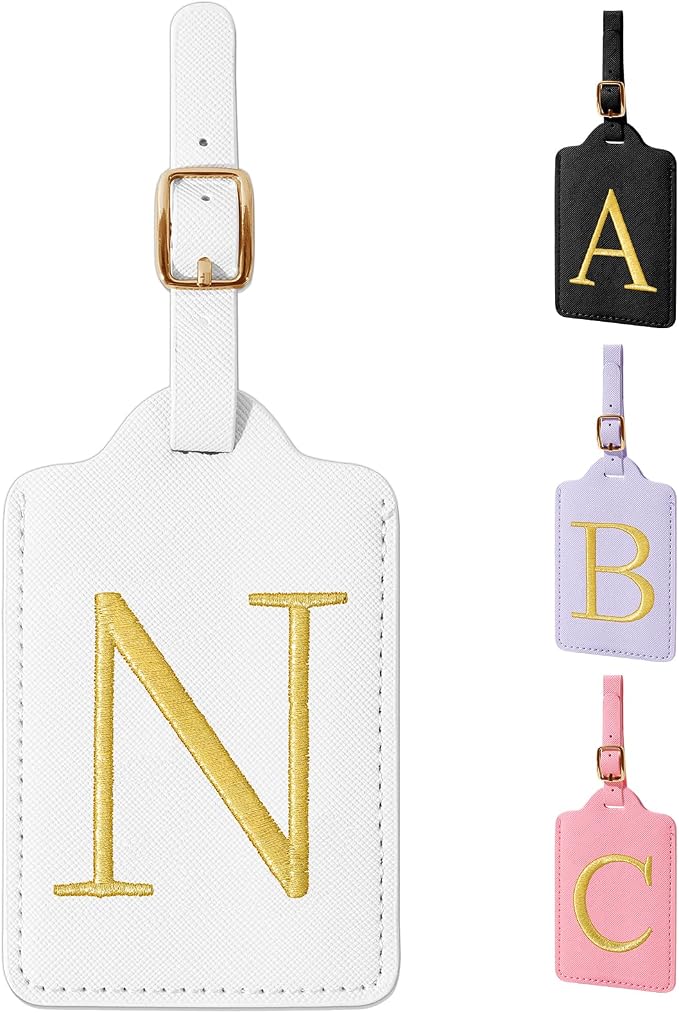 Personalized Initial Luggage Tags by izuzta