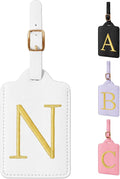 Personalized Initial Luggage Tags by izuzta