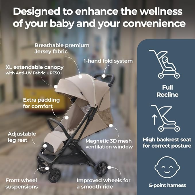 Inglesina Quid³ Stroller, Planet Green - Image 8