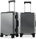 Mvst Luggage Premium All Aluminum Magnesium Carry On 20'' Lightweight Metal by KANGSHILU