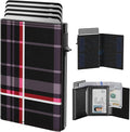 typecase Mens Wallet Card Holder: Pop Up Aluminum Case, Carbon Fiber Leather by typecase
