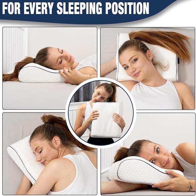 Travel & Camping Comfortable Memory Foam Pillow – Easy to Carry Portable Bag – - Image 6