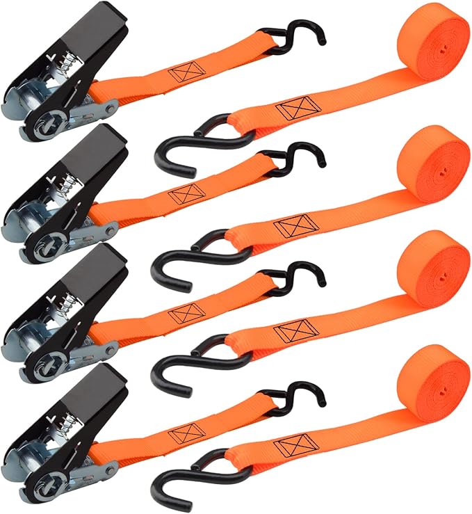 XSTRAP STANDARD Ratchet Tie Down Straps 4 Pk 10 Ft- 300 Lbs Load Cap- 900 Lbs - Image 7
