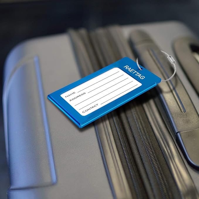 Luggage Tags Metal Suitcase Tags Travel Bag ID Identifier Luggage Tag - Image 6