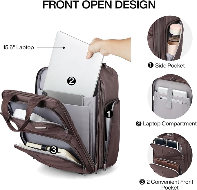 Hanke Softside Expandable Underseat Carry On luggage - Image 5