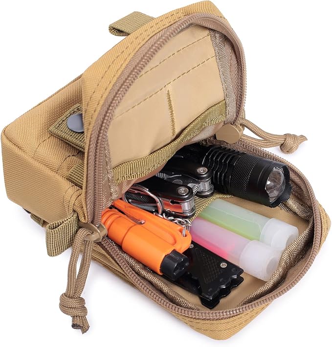 Tactical Molle EDC Pouch Cellphone Pouch Holder Utility Gadget Organizer Bag - Image 3