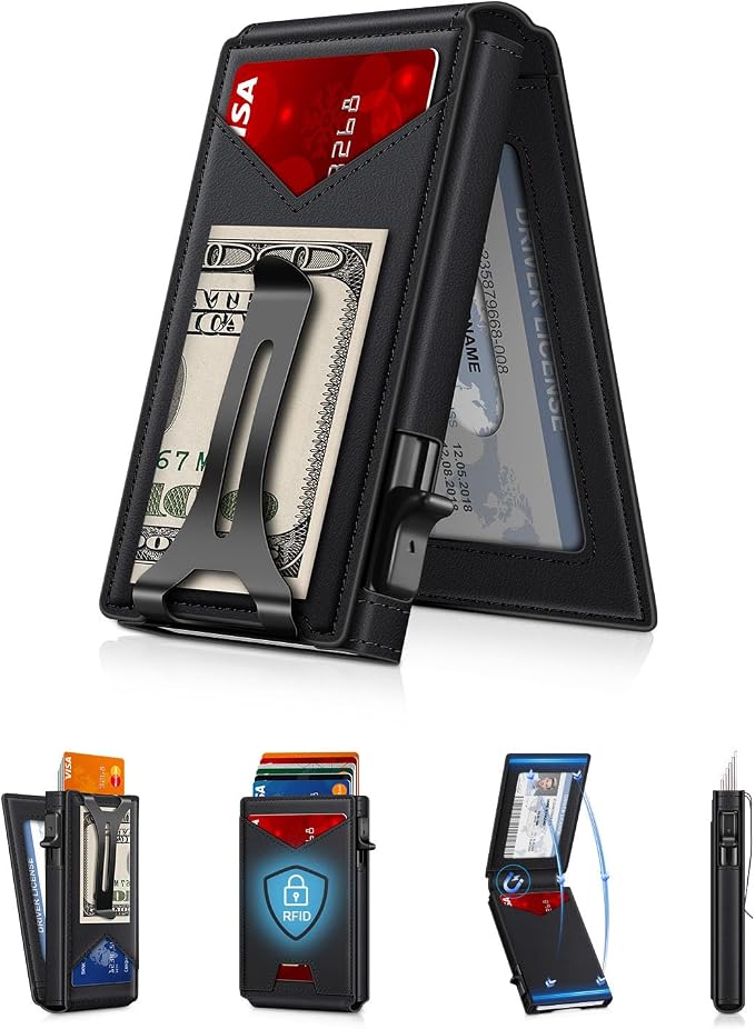 Wallet for Men RFID Wallet by GHUKY