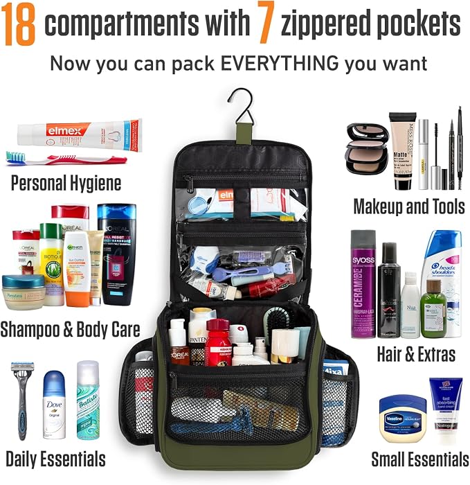 VENTURE 4TH Hanging Travel Toiletry Bag - Image 3