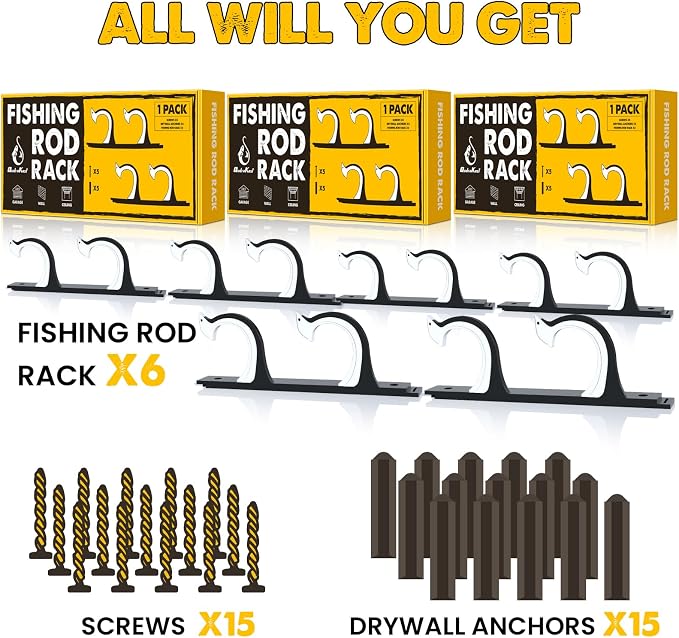 QudraKast Horizontal Fishing Rod Holder - Image 7