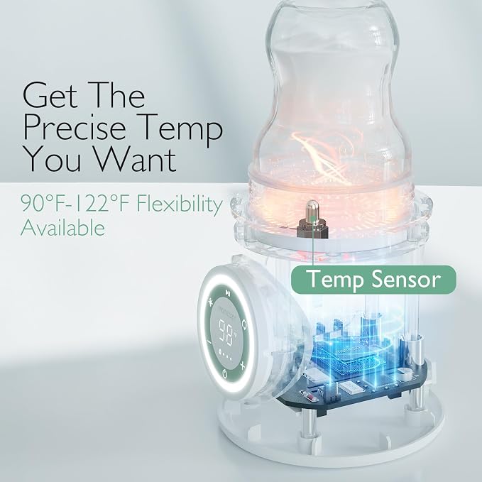 Momcozy Portable Bottle Warmer for Travel, Double Leak-Proof Travel Bottle - Image 5