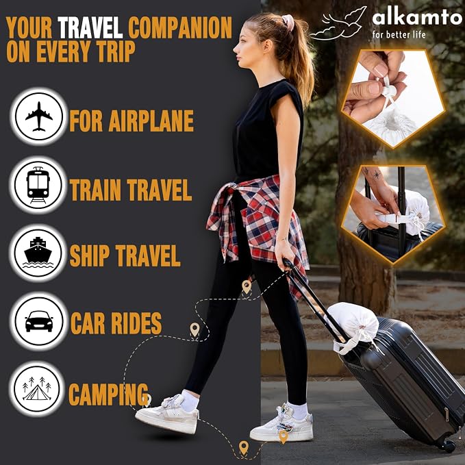 Travel & Camping Comfortable Memory Foam Pillow – Easy to Carry Portable Bag – - Image 8