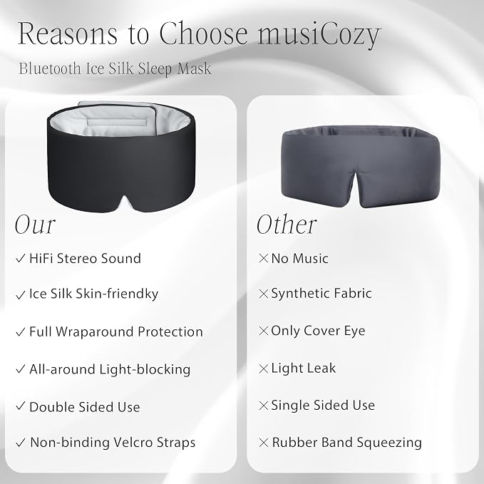 MUSICOZY Ice Silk Sleep Headphones - Image 7