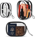XEWEA Small Clear Toiletry Makeup Bag Portable Waterproof, Electronics by XEWEA
