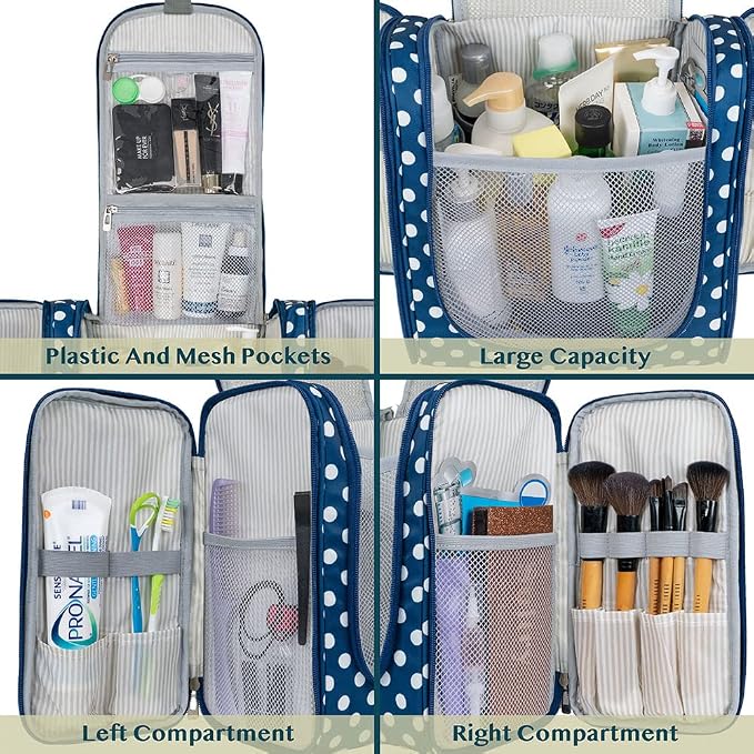 PAVILIA Extra Large Toiletry Bag Travel Bag - Image 4