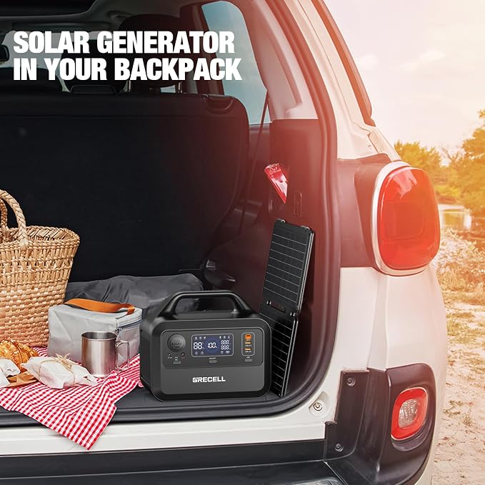 GRECELL Solar Generator with 40W Solar Panel Included, 230Wh Portable Power - Image 8