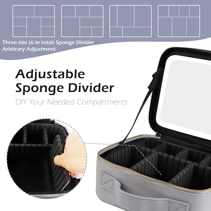 MOMIRA Travel Makeup Bag Cosmetic Bag Makeup Organizer Bag - Image 4