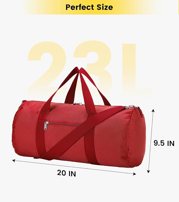 Vorspack Duffel Bag 20-24-28 Inches Foldable Gym Bag - Image 2