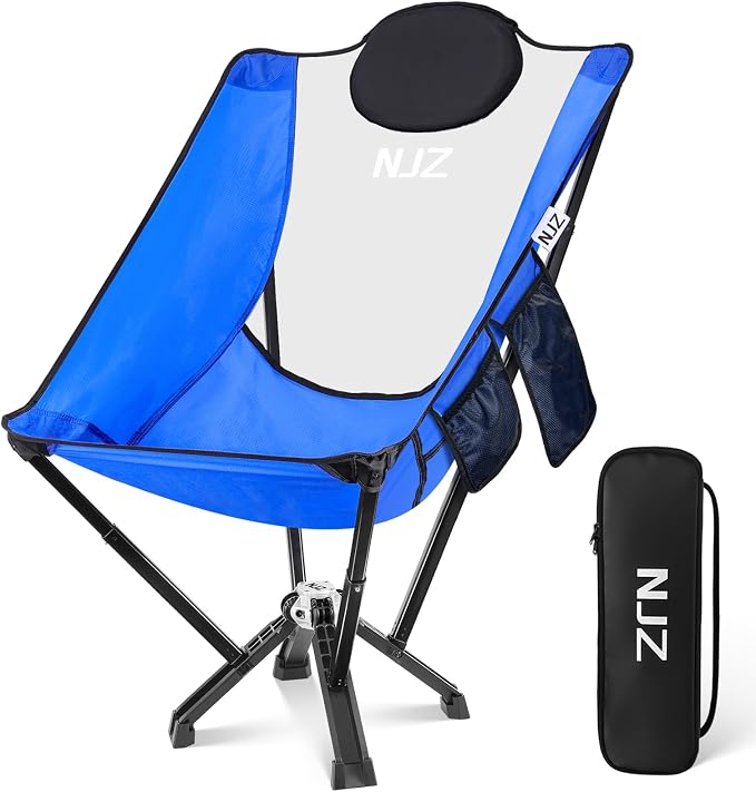 High Back Camping Chairs for Adults by NJZ