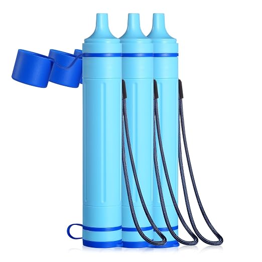 Greeshow Portable Water Filter Straw, Personal Water Filtration System by Greeshow