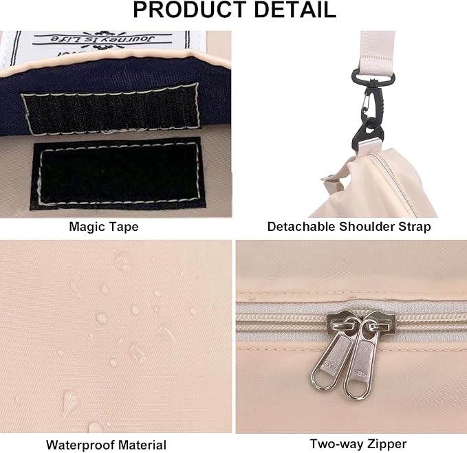 Travel Duffle Bag, Waterproof Sport Tote Gym Bag - Image 5