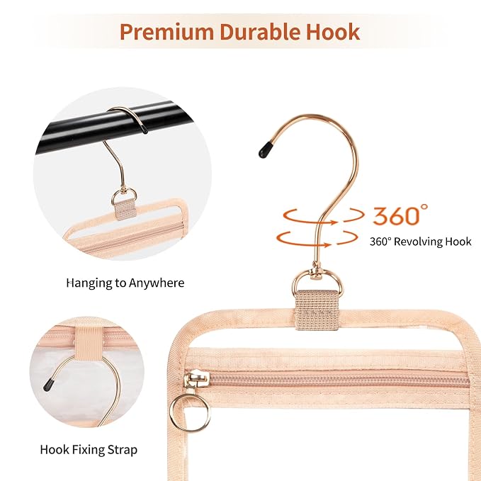 CUBETASTIC Clear Toiletry Bag for Women, Small Travel Bag - Image 2