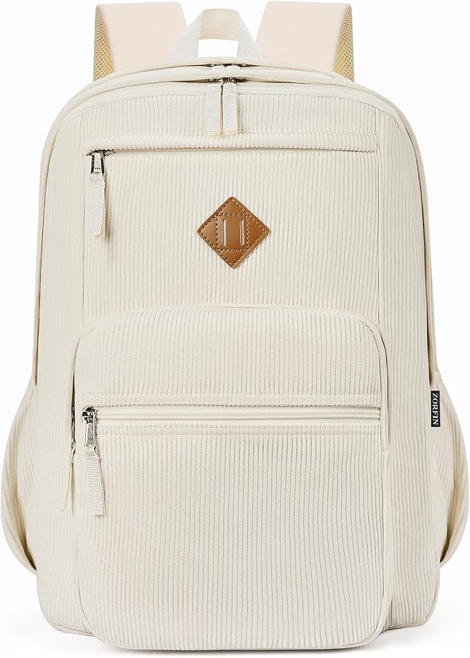 ZORFIN 26L Backpack for College, and Travel: Corduroy Bookbag - Image 7