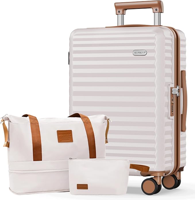 SHOWKOO Suitcase Hardside Expandable Luggage Set, Suitcase by SHOWKOO