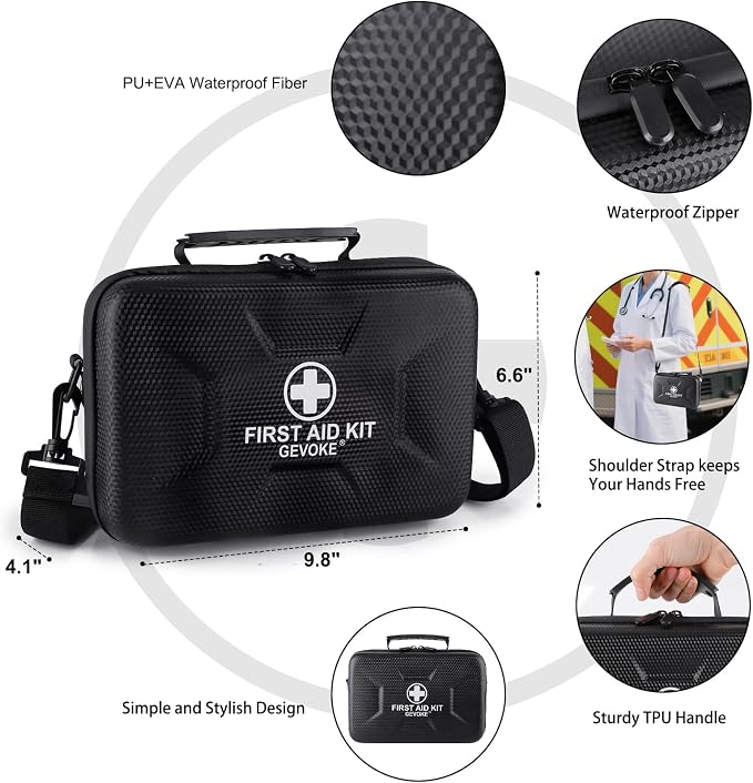 410 Piece Waterproof Hard Shell First Aid Kit - Image 4