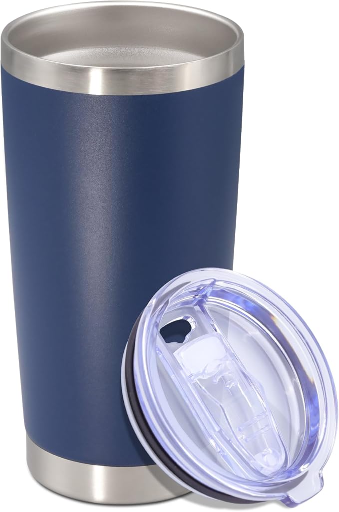 20 oz Tumbler with lid Double Wall Vacuum Insulated Tumblers Stainless Steel by Providethebestproducts