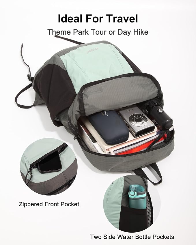 GOX Foldable 20l Backpack For Travel Lightweight Hiking Packable Daypack for - Image 3