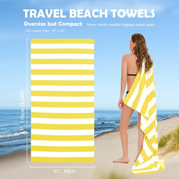 Your Choice Microfiber Quick Dry Sand-Free Beach Towel - Image 6