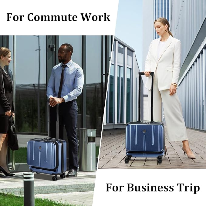 16" Carry On Briefcase Luggage - Image 8