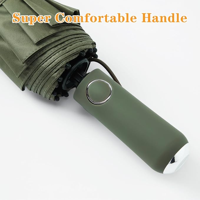 Large Double-Ribs Umbrella Automatic Folding Umbrella - Image 2