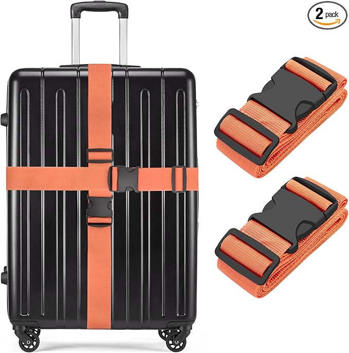 BILIONE Luggage Straps, TSA Approved Add a Bag Premium Accessory by BILIONE