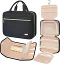 BAGAIL Hanging Toiletry Bag for Women Water-resistant Cosmetic Bag Large by BAGAIL