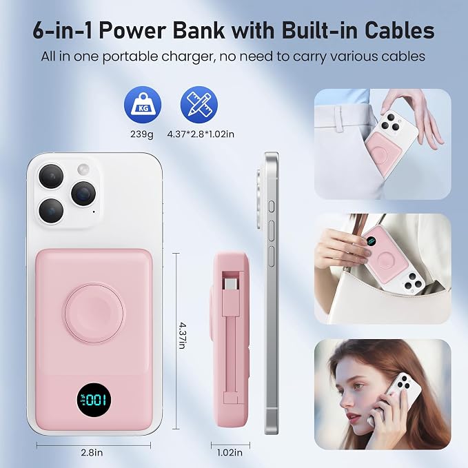 Magnetic Portable Charger for iPhone - Image 7
