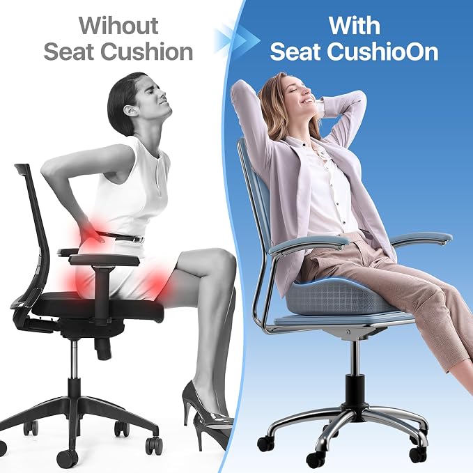 Seat Cushion, Extra Large Memory Foam Cushion - Image 4