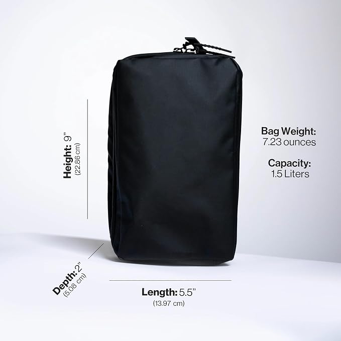 Gravel Explorer Slim Hanging Water Resistant Travel Toiletry Bag, Shaving Kit - Image 6