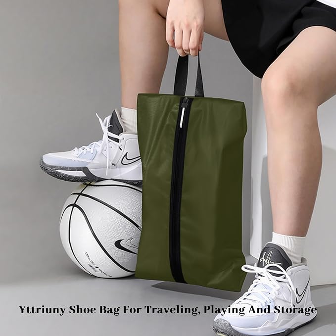 Shoe Bags for Travel Waterproof Odor Absorbing Lightweight Golf Soccer Shoe - Image 2