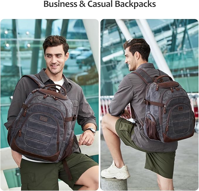 Travel Laptop Backpack 17.3 inch XL Computer Backpack - Image 2