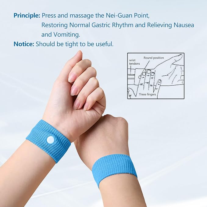 Motion Sickness Wristband, Anti-Nausea Acupressure Wrist Band - Image 3