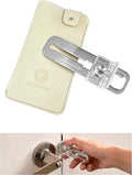 Greatim Portable Door Lock for Travel Hotel Safety, Stainless Steel Security by GREATIMINTERNATIONALINC